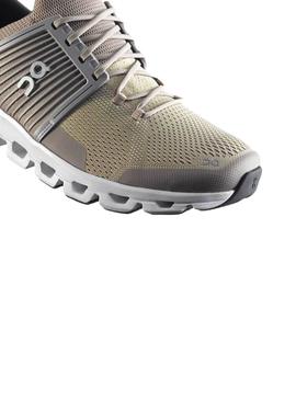 Zapatillas On Running Cloud Swift Sand Grey Hombre