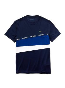 Camiseta Lacoste Sport Signature Colorblock Hombre