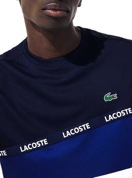 Camiseta Lacoste Sport Signature Colorblock Hombre