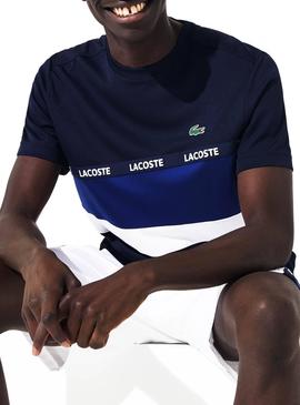 Camiseta Lacoste Sport Signature Colorblock Hombre