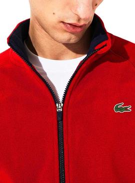 Chaqueta Lacoste Sport Novak Djokovic Rojo Hombre