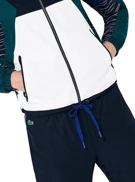 Chándal Lacoste Sport Tennis Capucha Marino Hombre