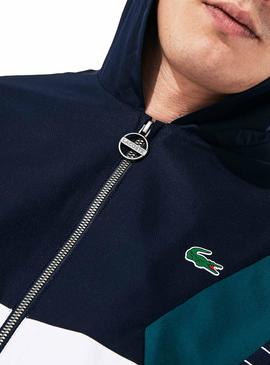 Chándal Lacoste Sport Tennis Capucha Marino Hombre