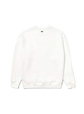 Sudadera Lacoste Live Unisex Signature Blanco