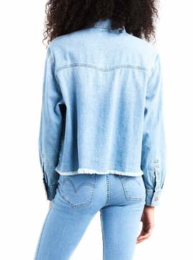 Camisa Vaquera Levis Addison Pretty Azul Mujer