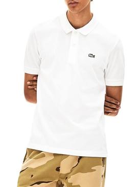 Polo Lacoste Live Unisex Strech Blanco