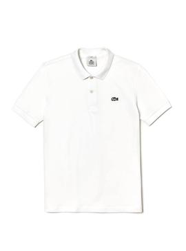 Polo Lacoste Live Unisex Strech Blanco