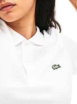 Polo Lacoste Live Unisex Strech Blanco