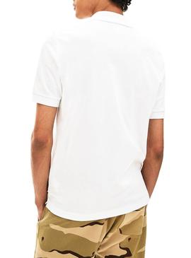 Polo Lacoste Live Unisex Strech Blanco