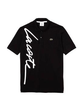 Polo Lacoste Live Unisex Negro Logo