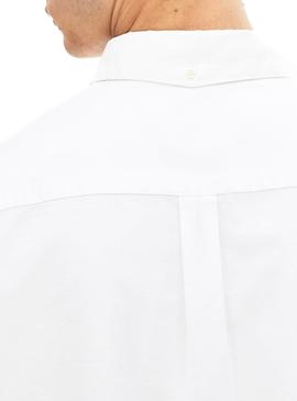 Camisa Lacoste Live Blanco Oxford Para Hombre