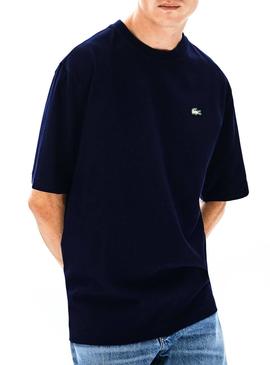 Camiseta Lacoste Live Marino Para Hombre