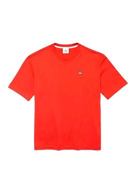 Camiseta Lacoste Live Rojo Para Hombre