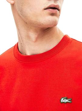 Camiseta Lacoste Live Rojo Para Hombre