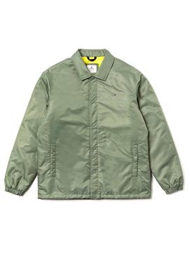 Chaqueta Lacoste Live Verde Bordada Para Hombre