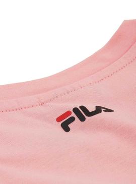 Camiseta Fila Allison Rosa Para Mujer