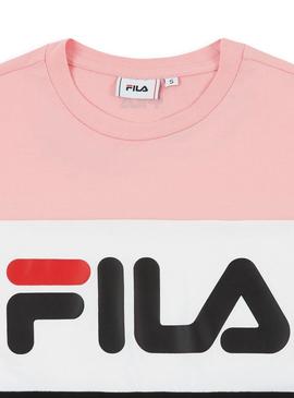 Camiseta Fila Allison Rosa Para Mujer