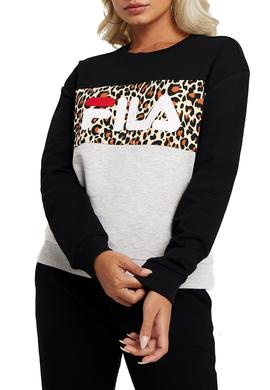 Sudadera Fila Leah Leopardo Para Mujer