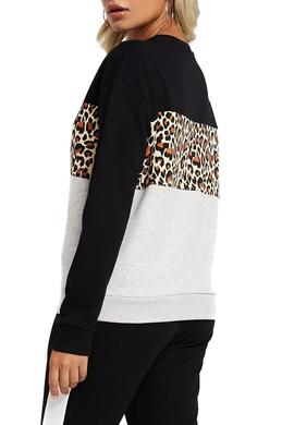 Sudadera Fila Leah Leopardo Para Mujer