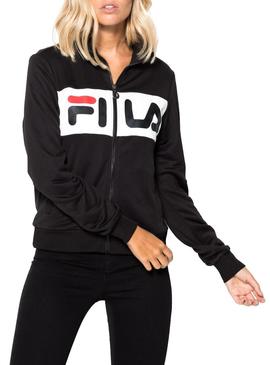 Chaqueta Fila Bronte Negro Para Mujer