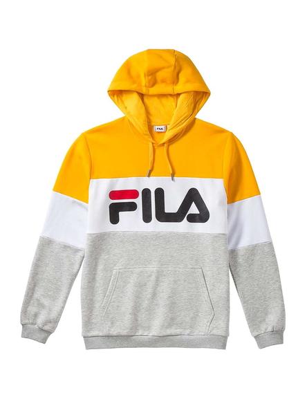 Sudadera Blocked Hoodie Gris