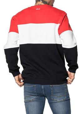 Sudadera Fila Blocked Rojo Para Hombre