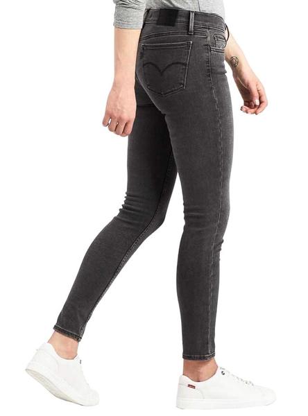 Pantalón Vaquero 710 Innovation Gris Mujer