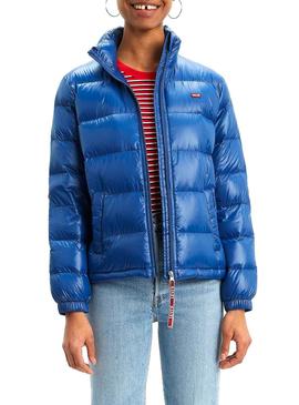 Cazadora Levis Acolchada Francine Azul Para Mujer