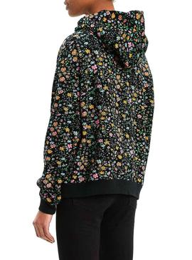 Sudadera Levis Unbasic Hoodie Floral Para Mujer