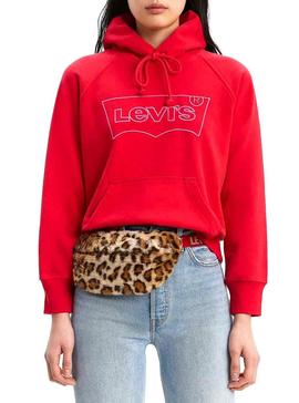 Sudadera Graphic Rojo Mujer