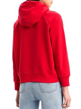 Sudadera Levis Graphic Sport HSMK Rojo Mujer