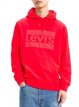 Sudadera Levis Graphic PO Rojo Para Hombre