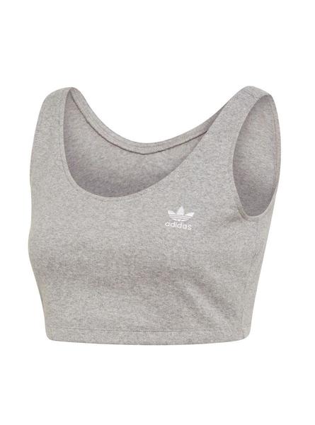 luto sacudir Sin alterar Top Adidas Styling Com Gris Mujer