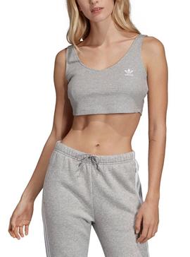 Top Adidas Styling Com Gris Mujer