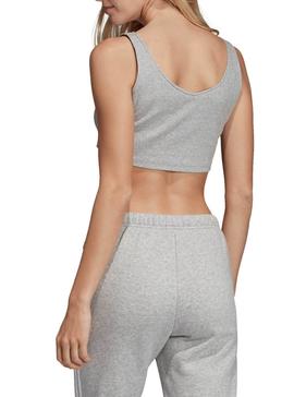 Top Adidas Styling Com Gris Mujer