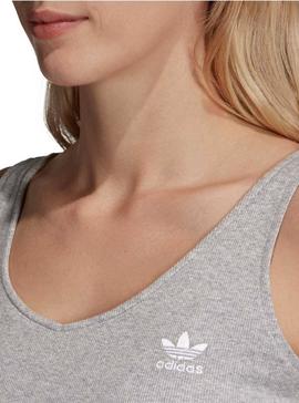 Top Adidas Styling Com Gris Mujer