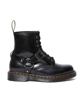 Botas Dr Martens 1460 Harness Negro Mujer