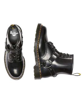 Botas Dr Martens 1460 Harness Negro Mujer