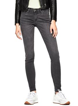 Pantalón Vaquero Pepe Jeans Pixie UC4 Gris Mujer