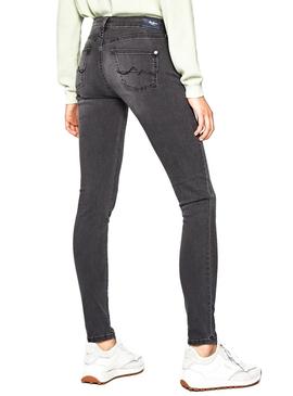 Pantalón Vaquero Pepe Jeans Pixie UC4 Gris Mujer