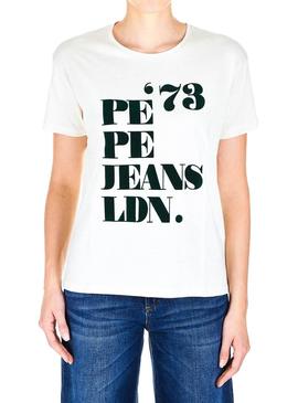 Camiseta Pepe Jeans Mia Blanco Mujer