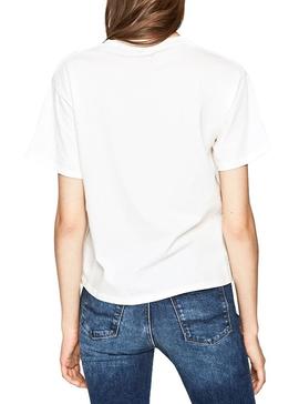 Camiseta Pepe Jeans Musete Blanco Mujer