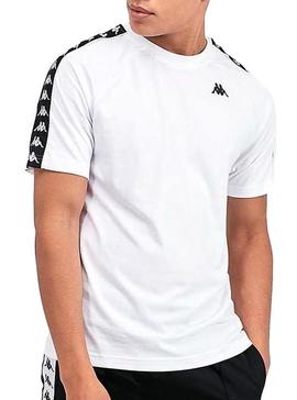 Camiseta Kappa Coen 222 Banda Blanco Para Hombre