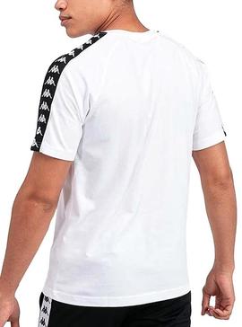 Camiseta Kappa Coen 222 Banda Blanco Para Hombre