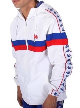 Chaqueta Kappa Bellagio Blanco Para Hombre