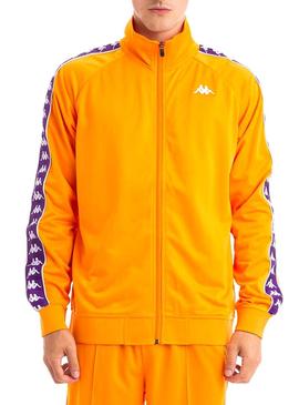 Chaqueta Kappa Anniston 222 Naranja Hombre