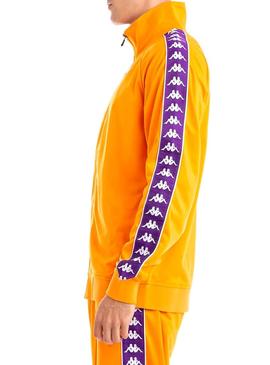 Chaqueta Kappa Anniston 222 Naranja Hombre