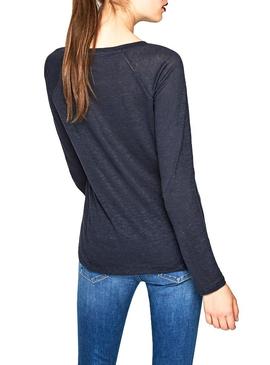 Camiseta Pepe Jeans Mayday Azul Para Mujer