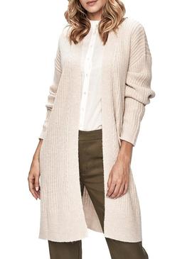 Chaqueta Pepe Jeans Misscat Beige Para Mujer