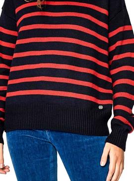 Jersey Pepe Jeans Bretona Marino Para Mujer